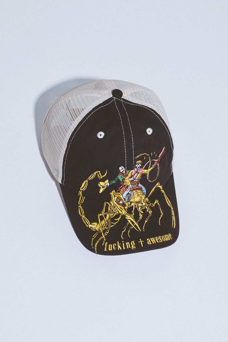 Fucking Awesome - Scorpion Mesh Trucker Hat Black – FLAVOUR '99
