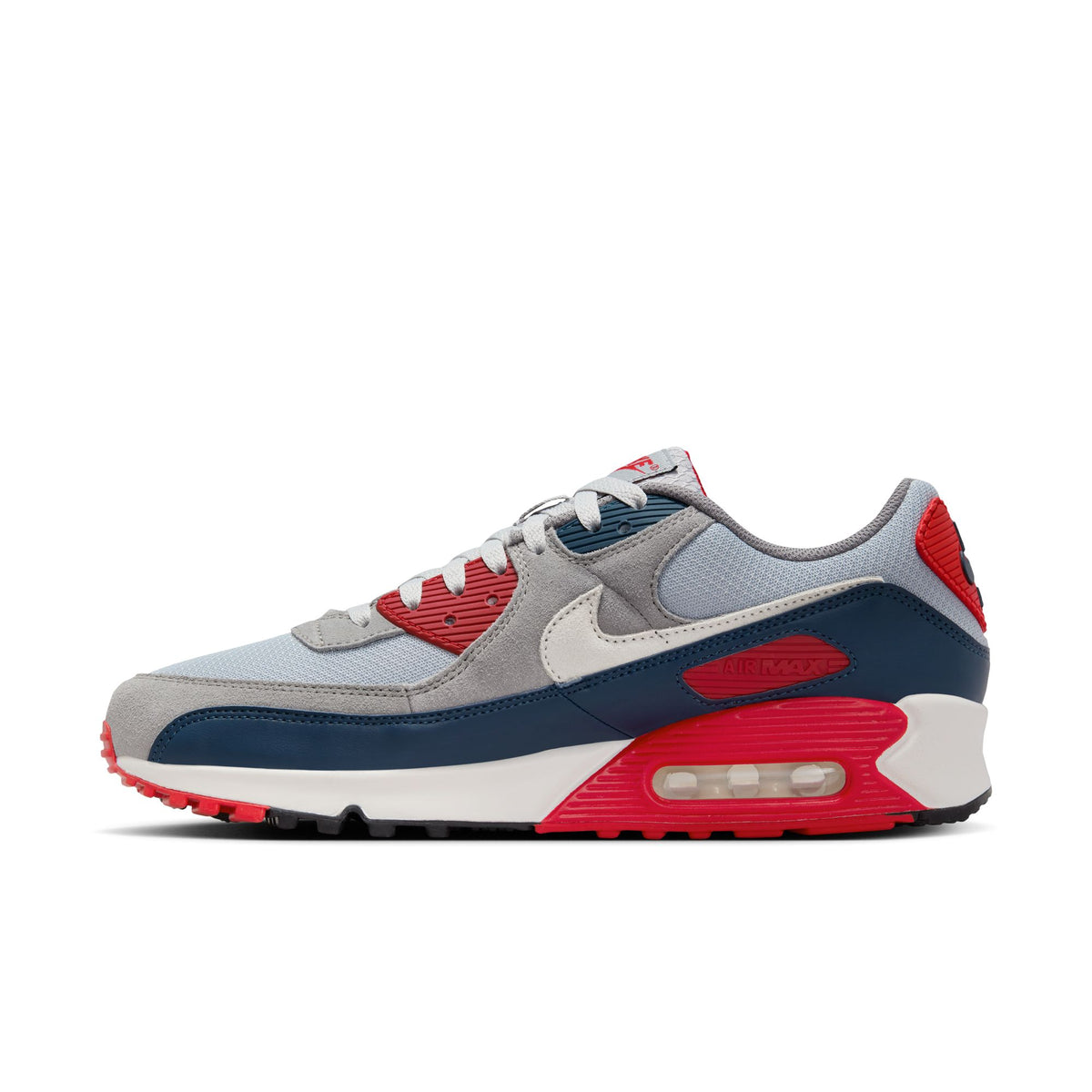 Blue and red air max 90 on sale