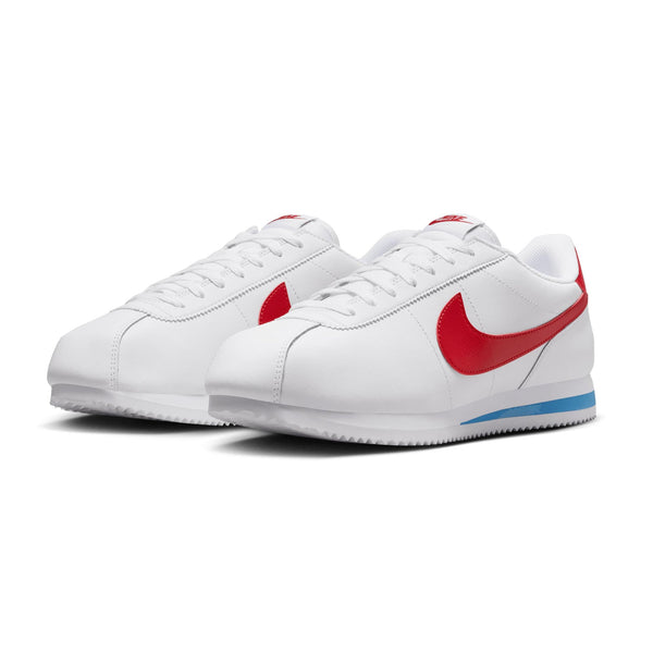 Nike - Cortez Leather ~ White/Varsity Red/Blue