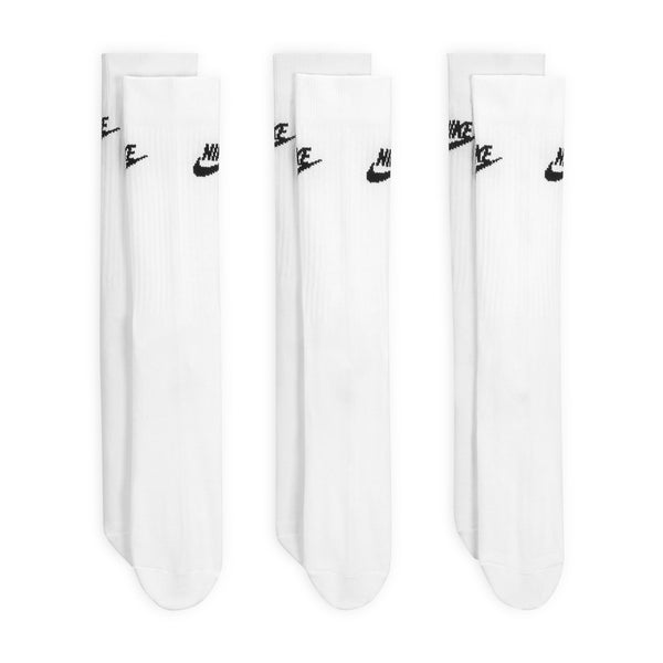 Nike - Sportswear Everyday Crew Socks (3 Pack) ~ White