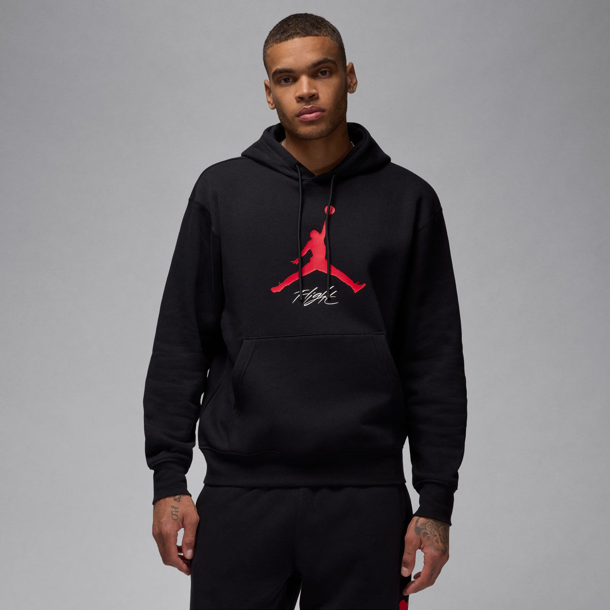 Nike - Jordan Essential Hoodie ~ Black/Red – FLAVOUR '99