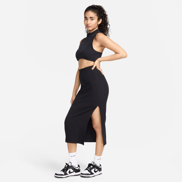 Nike - Sportswear Chill Knit Ribbed Midi Skirt