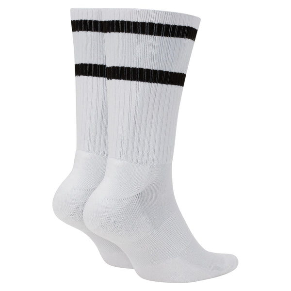 Nike - Heritage Crew Socks (2 Pairs) ~ White/Black
