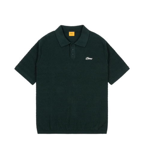 Dime - Wave Cable Knit Polo