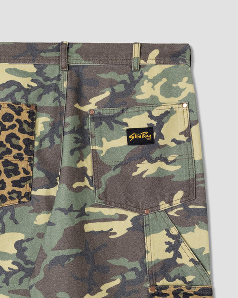Stan Ray - Double Knee Pants Camo/Leopard