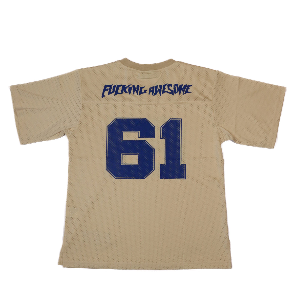 【FUCKING AWESOME】 STAMP LOGO PRACTICE JERSEY CREAM Fucking Awesome - Stamp Logo Practice Jersey ~ Cream