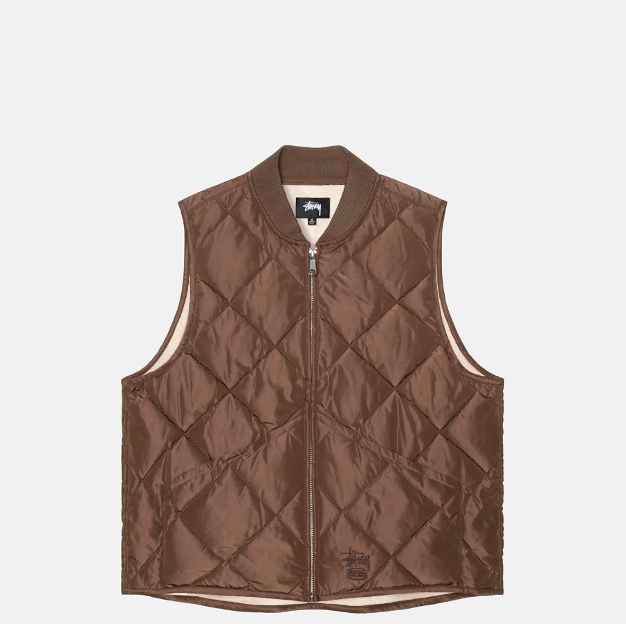 Stussy - Insulated Vest Brown – FLAVOUR '99