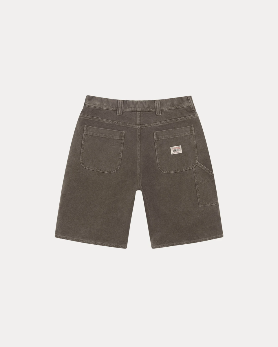 Stussy WASHED CANVAS WORK SHORT ショーツ 28 Stussy - Work Short Washed Canvas ~ Brown – FLAVOUR '99
