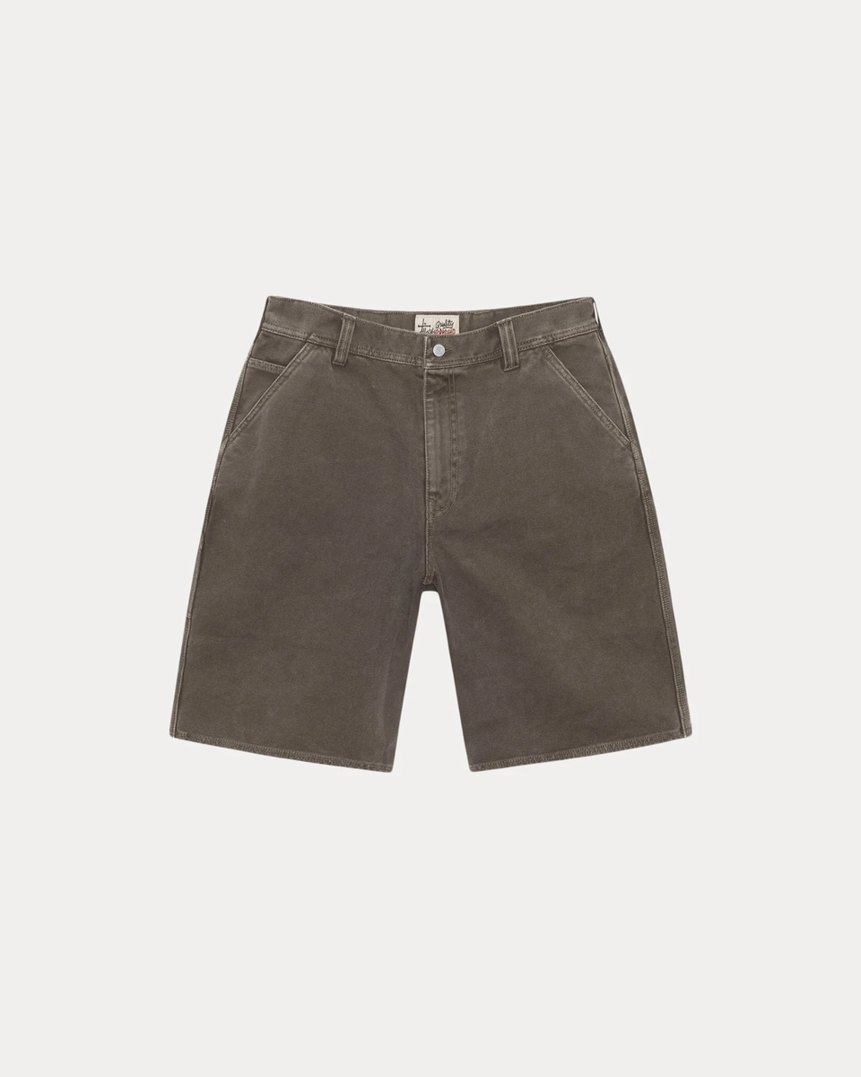 Stussy - Work Short Washed Canvas ~ Brown – FLAVOUR '99