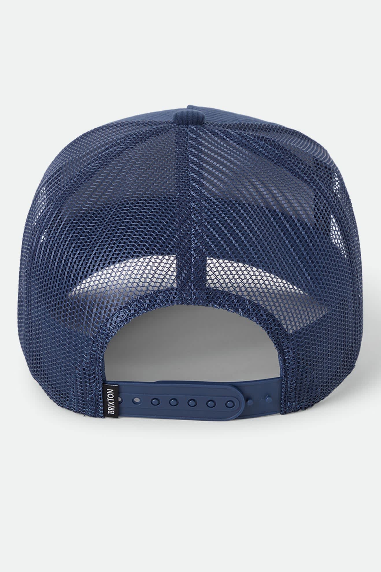 Brixton - Hubal Trucker Hat Dark Corduroy Navy-3