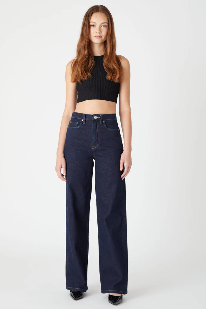 BlancNYC - Franklin Ribcage Jean Dark Wash