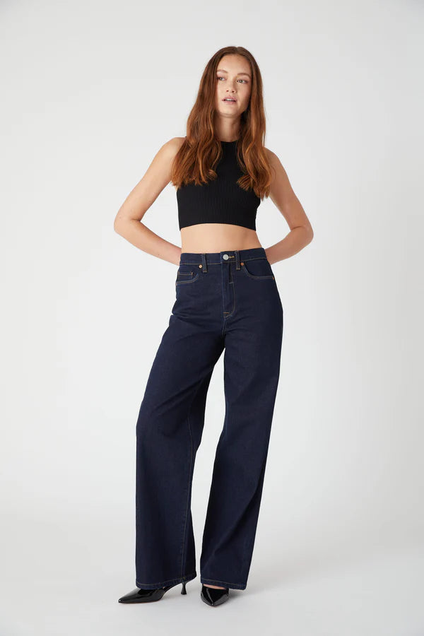 BlancNYC - Franklin Ribcage Jean Dark Wash