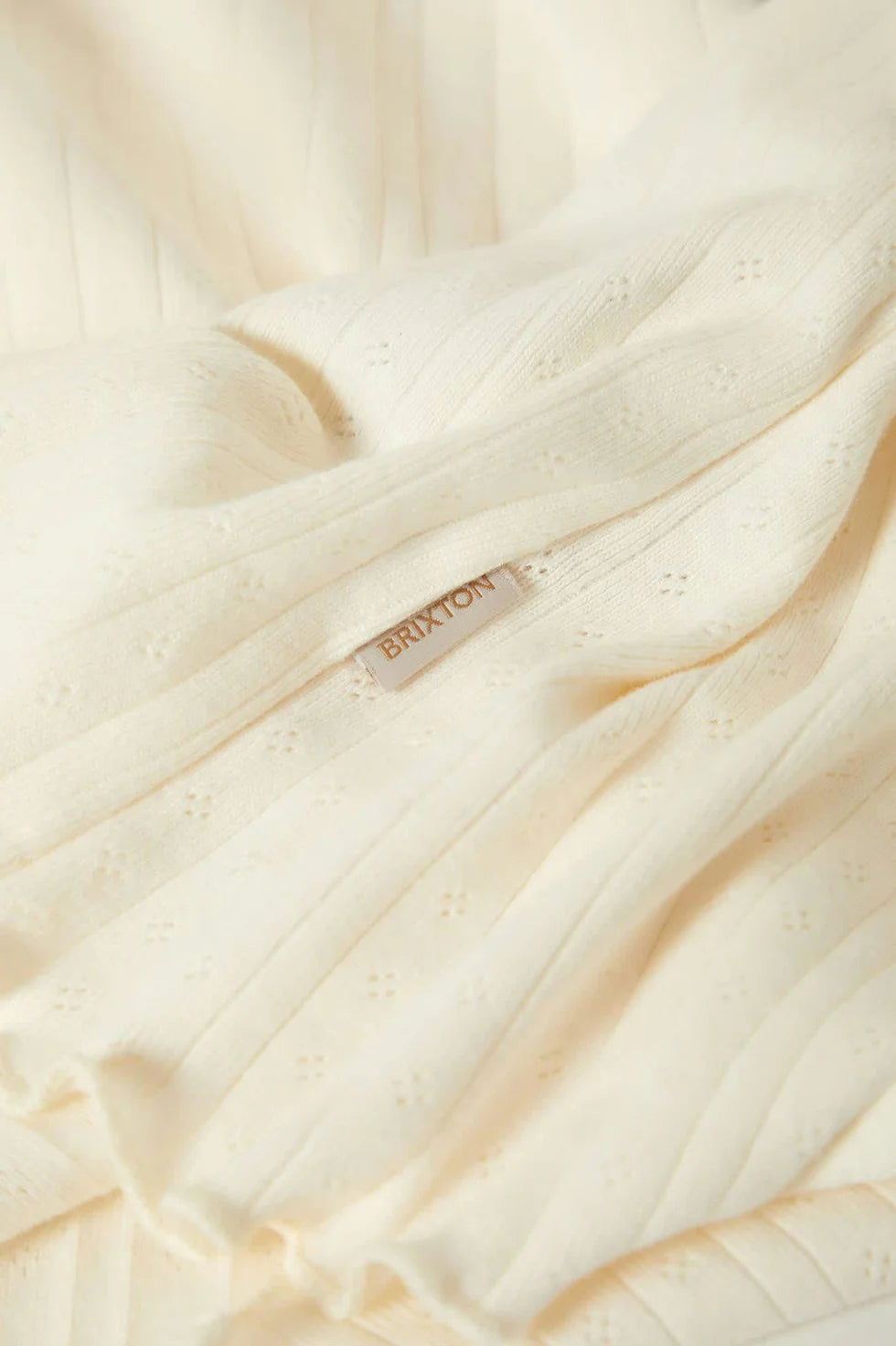 Brixton - W Dolly Slim Long Sleeve Knit T-Shirt Off White