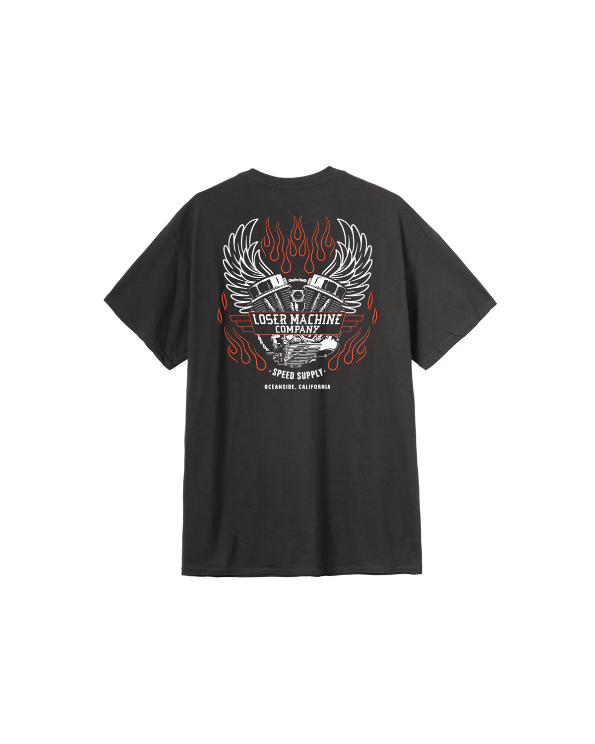 Loser Machine - Fly Wheel Pocket T-Shirt Black