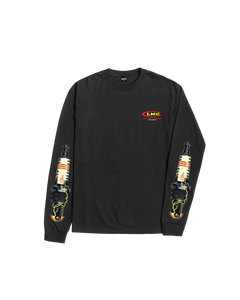 Loser Machine - Auto Parts Long Sleeve Tee Black