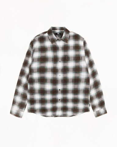 Stussy - June Plaid Shirt Bone