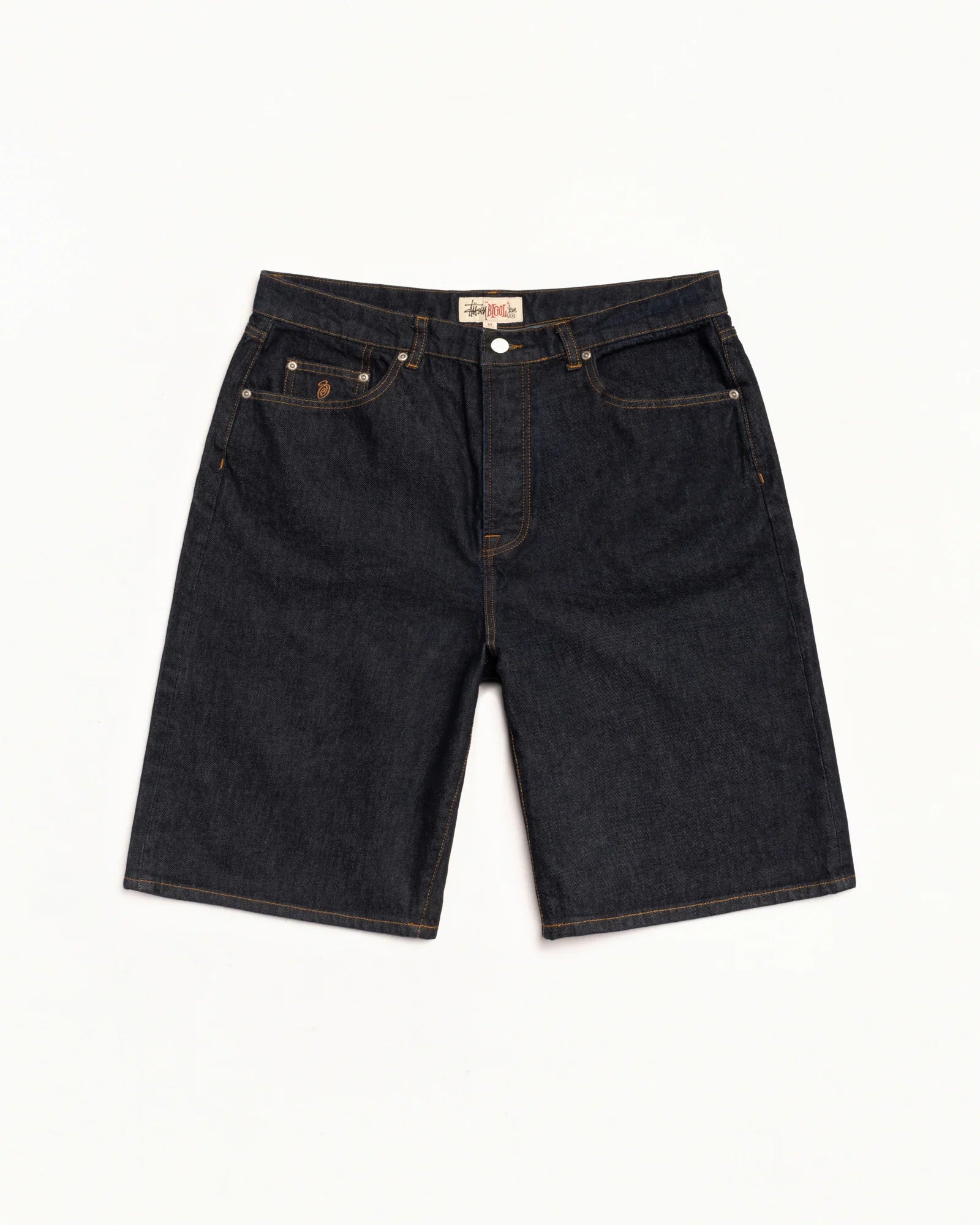 Stussy - Big Ol Shorts Denim Rinsed Indigo