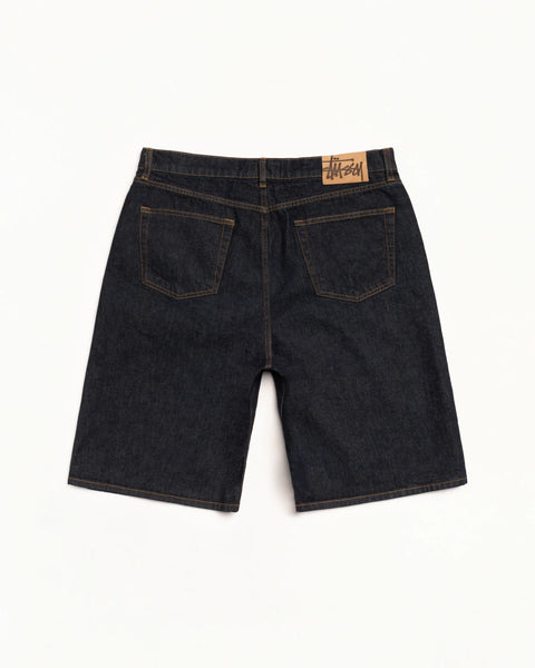 Stussy - Big Ol Shorts Denim Rinsed Indigo