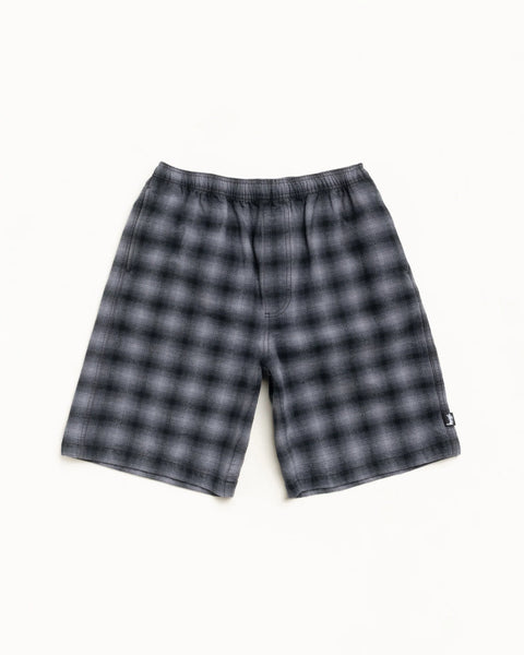 Stussy - Plaid Beach Short Black