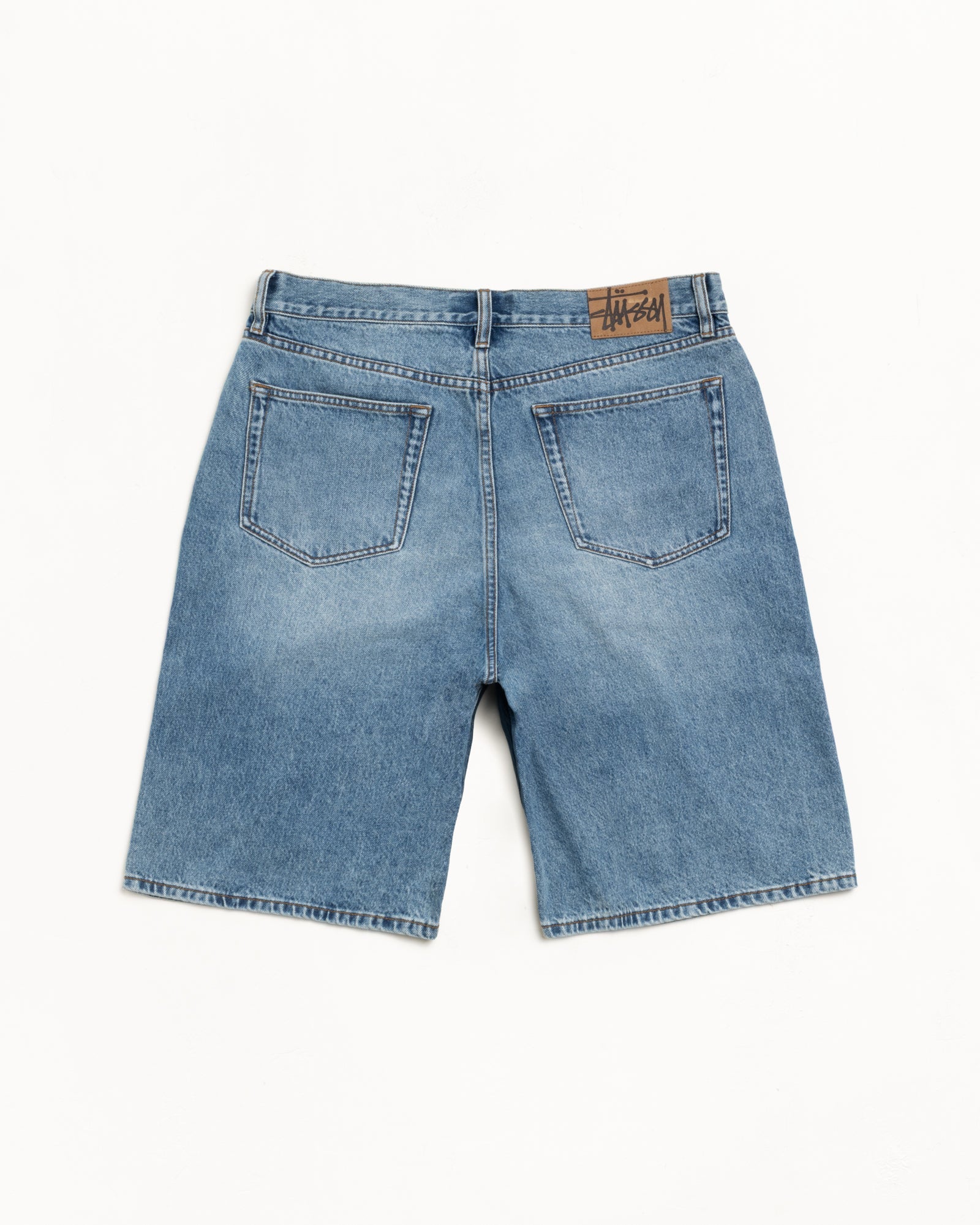 Stussy - Big Ol Shorts Denim Indigo Stone Wash