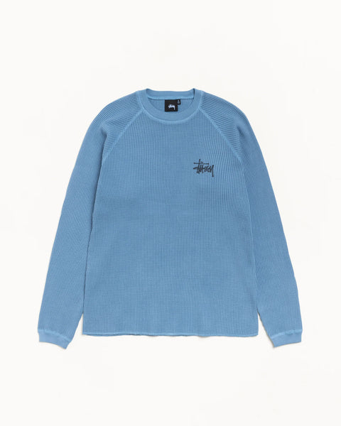 Stussy - Raglan Thermal Basic Stock Dust Blue