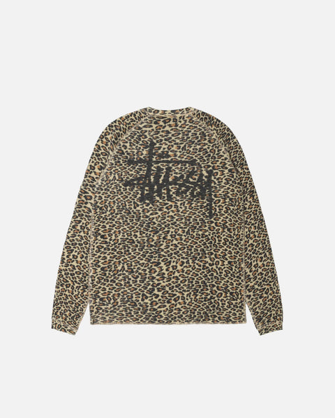 Stussy - Raglan Thermal Leopard