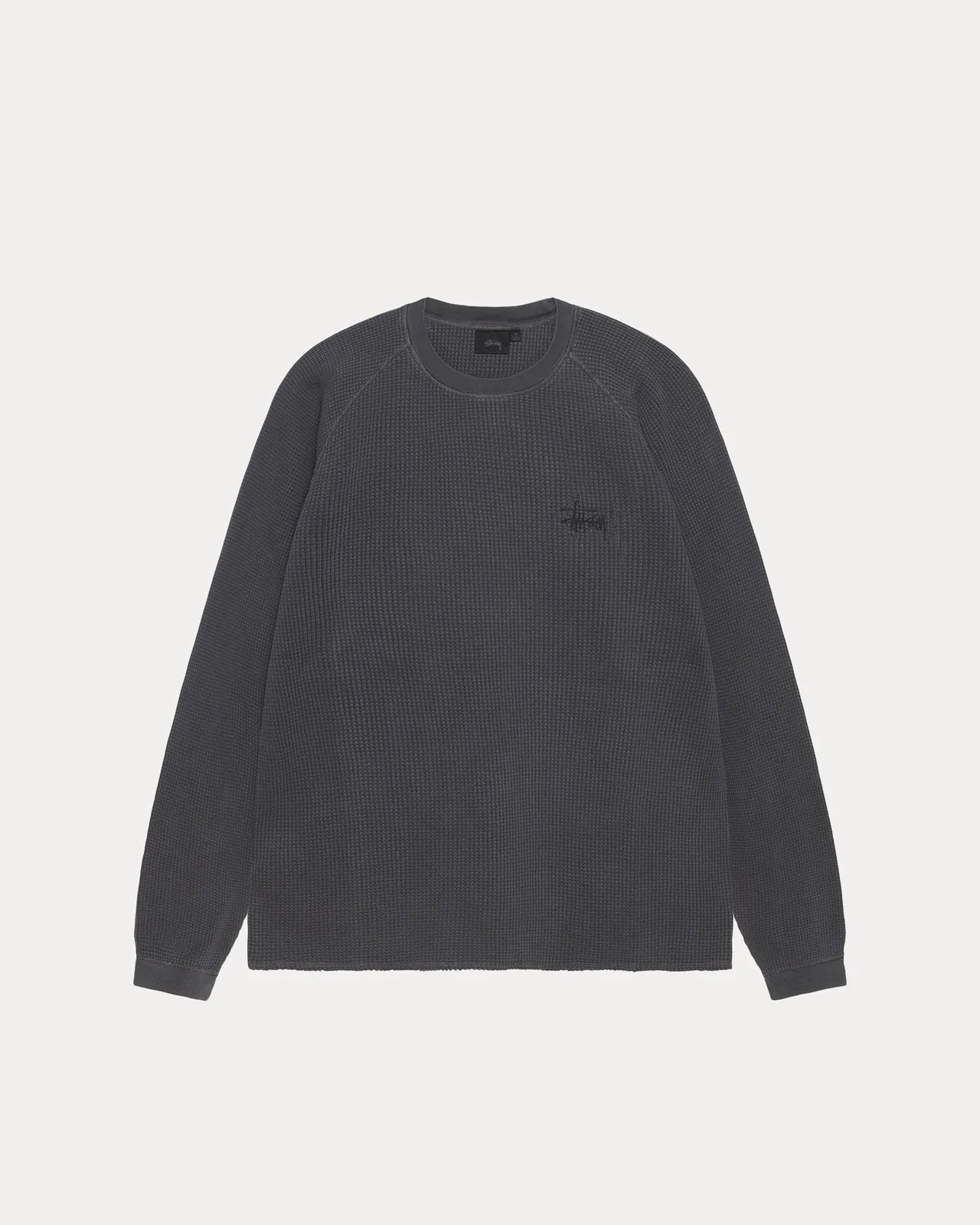 Stussy - Raglan Thermal Washed Black