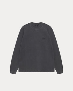 Stussy - Raglan Thermal Washed Black