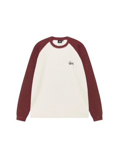 Stussy - Raglan Thermal ~ Off White