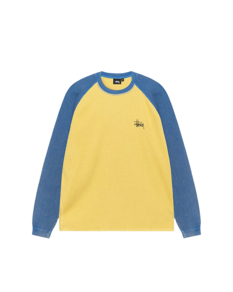 Stussy - Raglan Thermal ~ Yellow