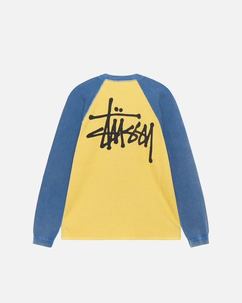 Stussy - Raglan Thermal ~ Yellow