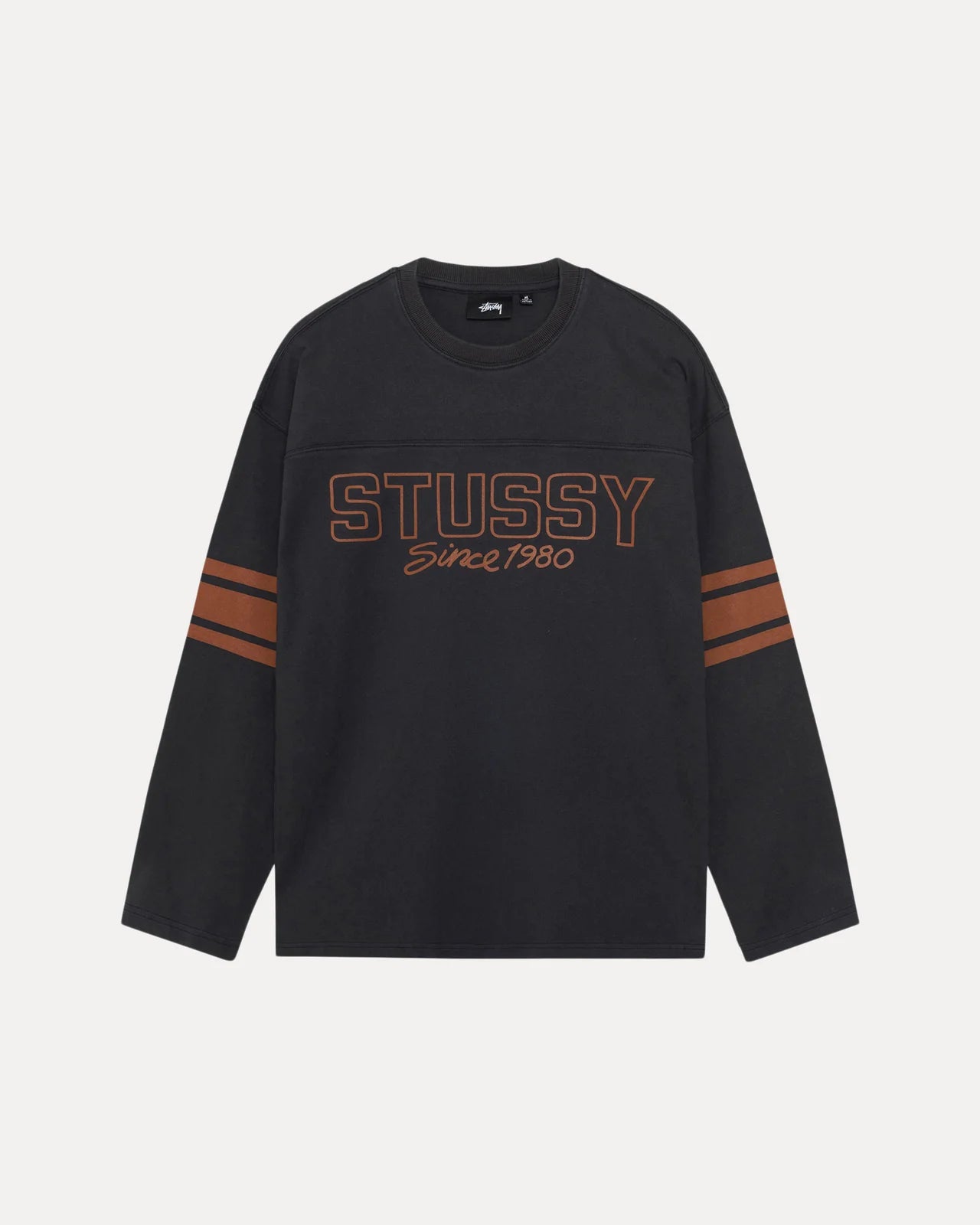 Stussy - Football Crewneck Black