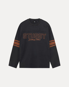 Stussy - Football Crewneck Black