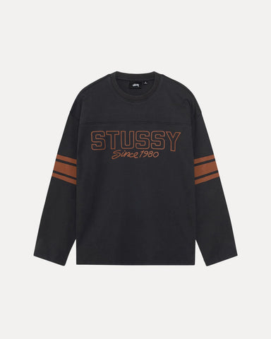 Stussy - Football Crewneck Black