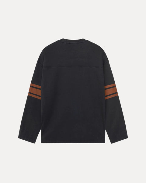 Stussy - Football Crewneck Black