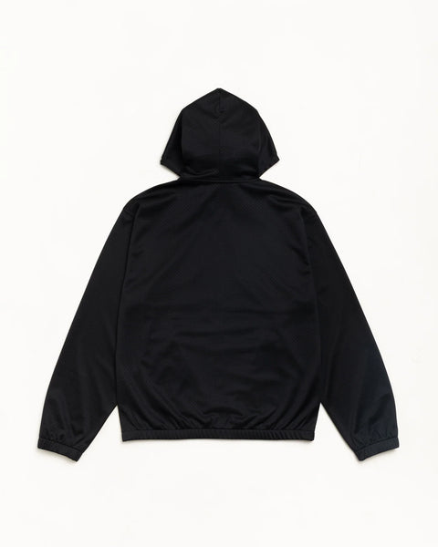 Stussy - Athletic Mesh Zip Hoodie Black