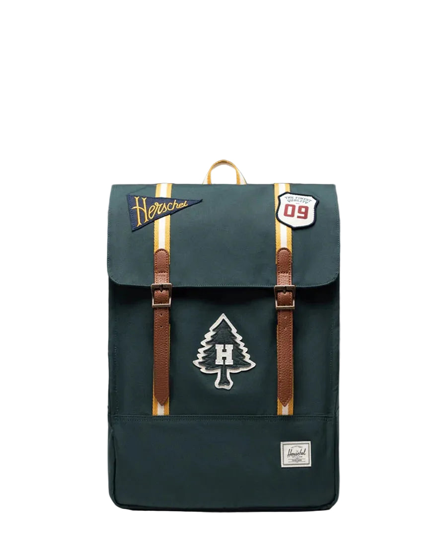 Herschel - Survey Backpack (20L) Patches Green Gables