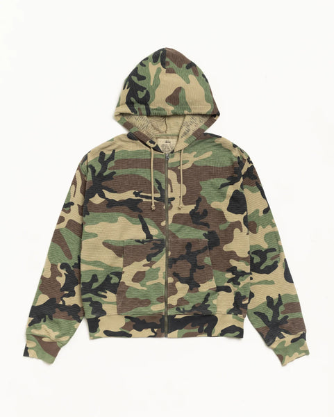 Stussy - Lightweight Thermal Hoodie Camo