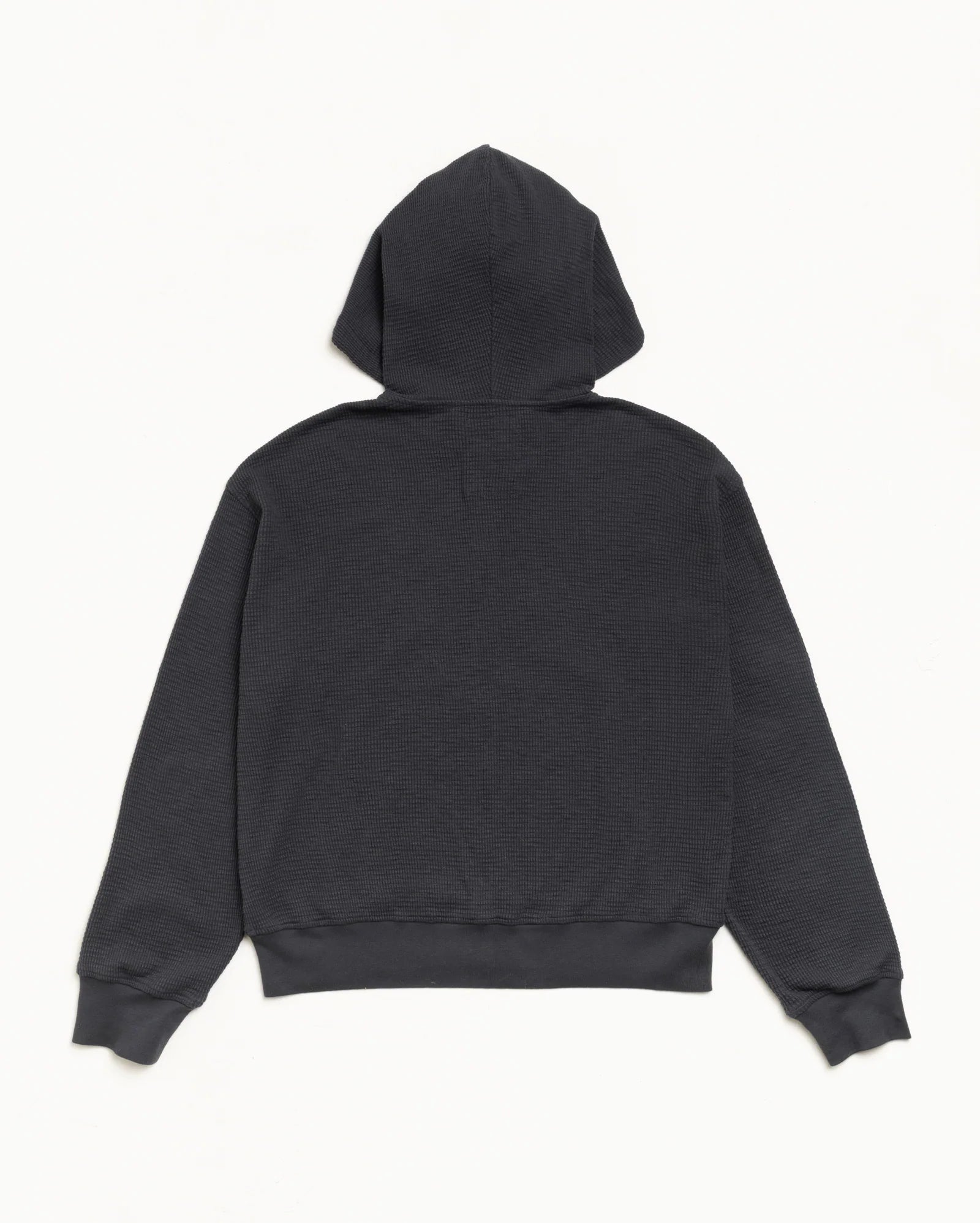 Stussy - Lightweight Thermal Hoodie Faded Black