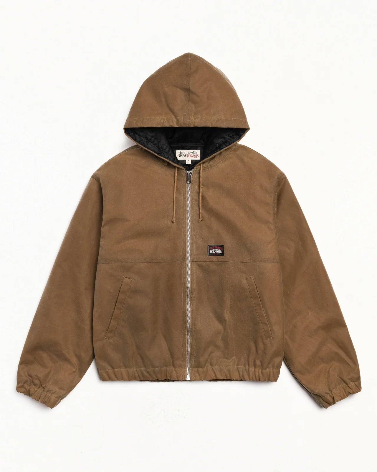 Stussy - Waxed Cotton Work Jacket Khaki