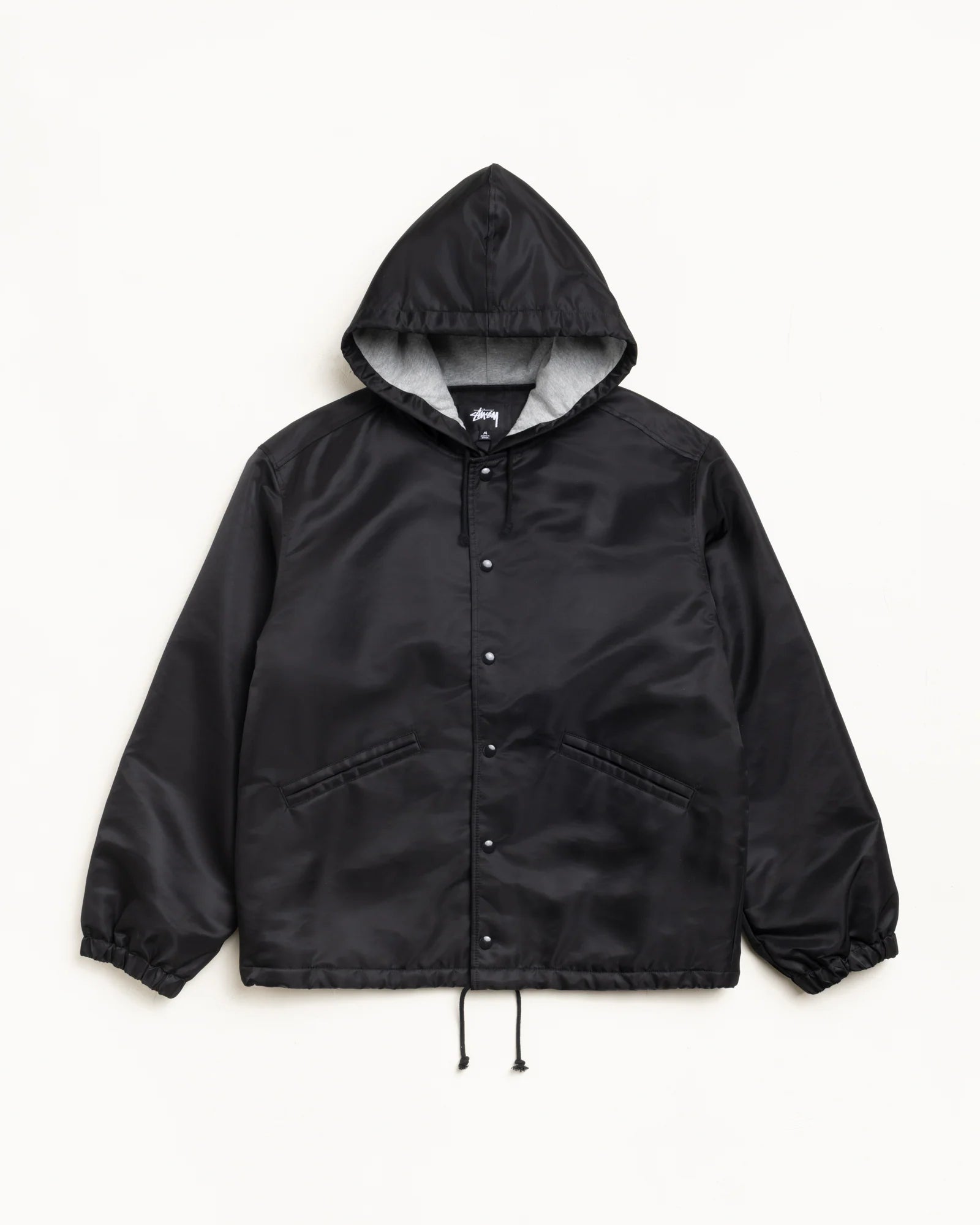 Stussy - Hooded Coaches Jacket Black