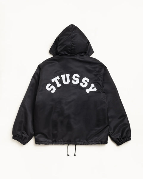 Stussy - Hooded Coaches Jacket Black