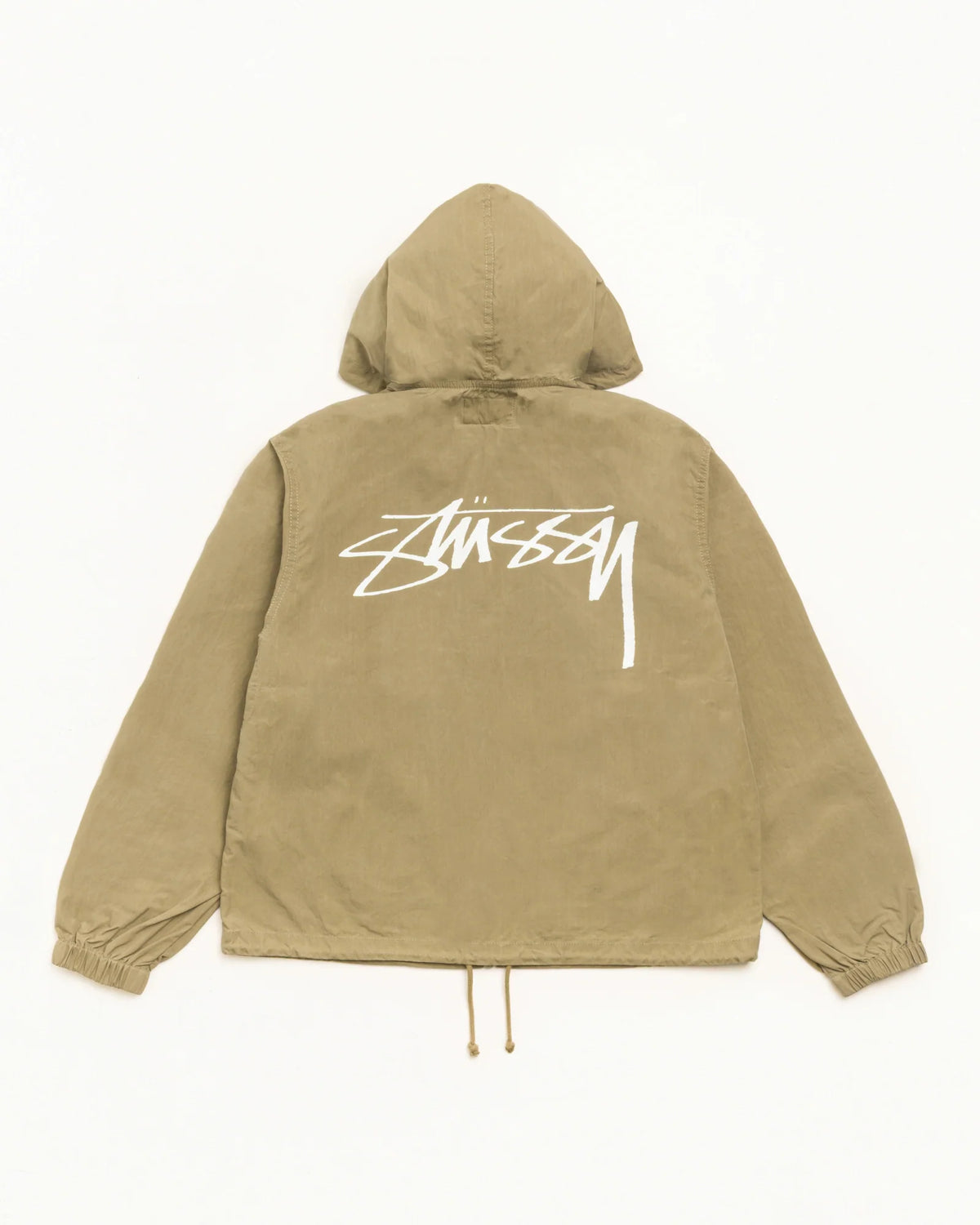 Stussy - Waxed Cotton Beach Shell Olive-2