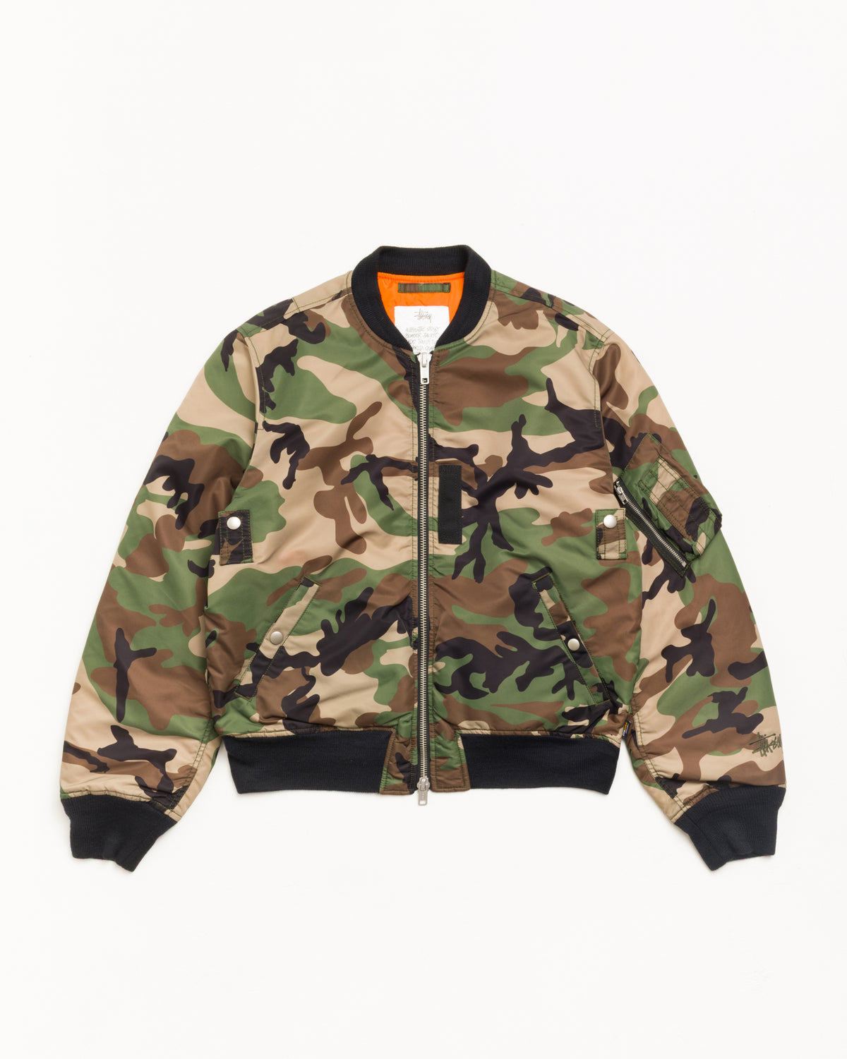 Stussy - MA-1 Bomber Jacket Woodland Camo-1