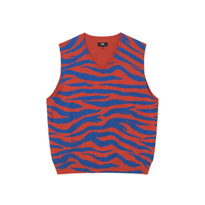 Stussy - Tiger Printed Sweater Vest