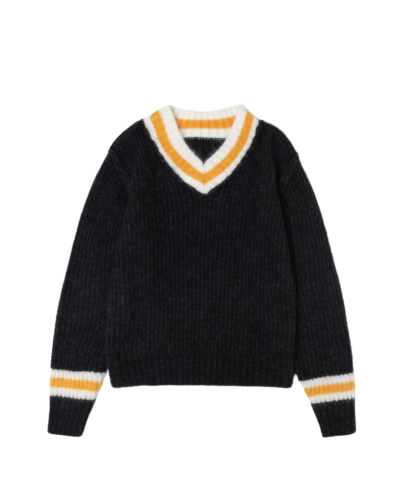 トップス Stussy mohair tennis sweater Stussy Mohair Tennis Sweater Black | BSTN Store
