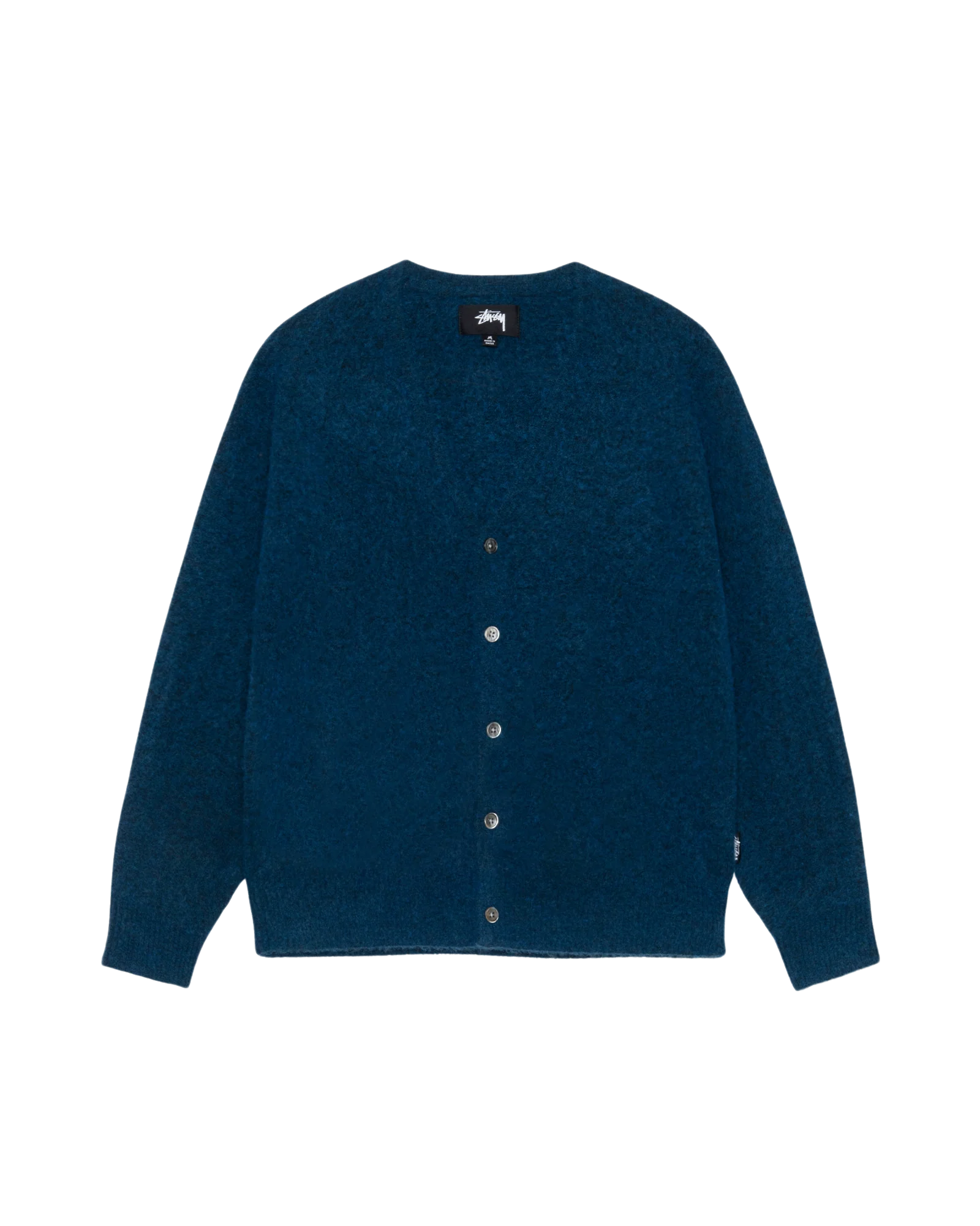 トップス STUSSY Brushed stussy cardigan USA StussyBrushedCardiganLavender-