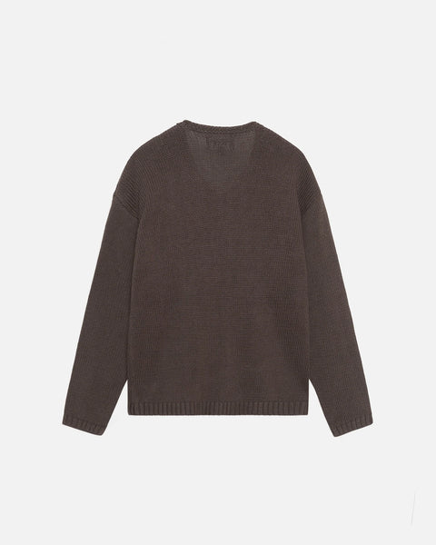 Stussy - Roll V-Neck Logo Sweater