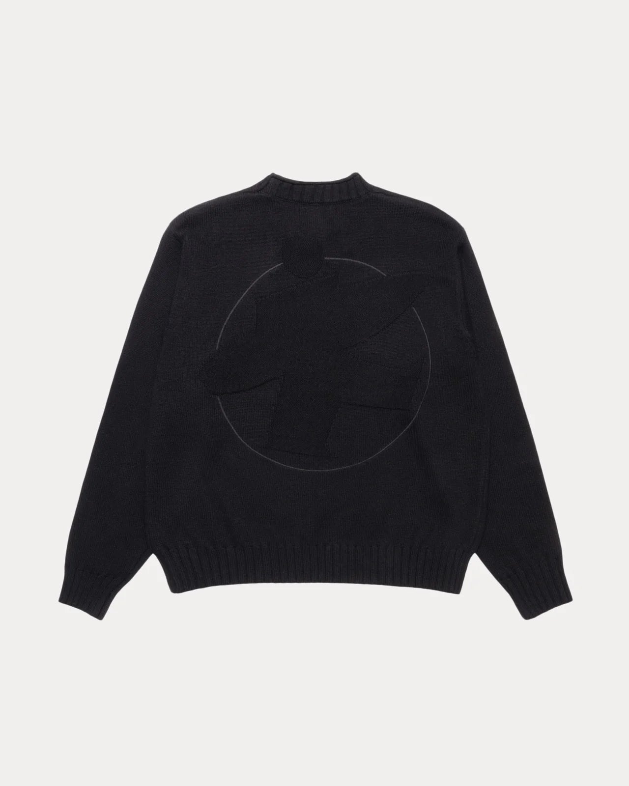 Stussy - Mock Neck Sweater Black – FLAVOUR '99
