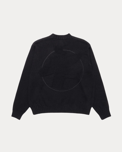Stussy - Mock Neck Sweater Black